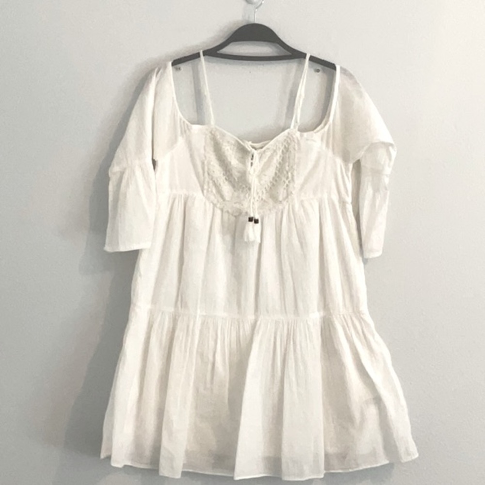 American Eagle Outfitters white dress